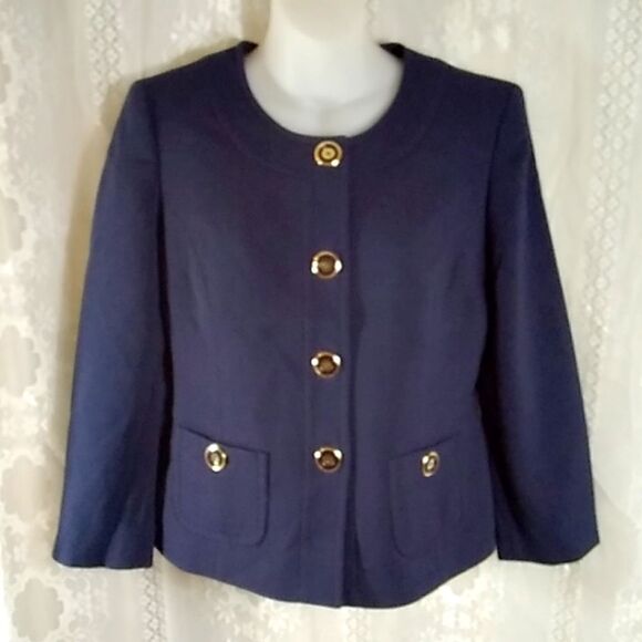 JONES NEW YORK SUIT TOP BLAZER JACKET SIZE 6 - Picture 3 of 16